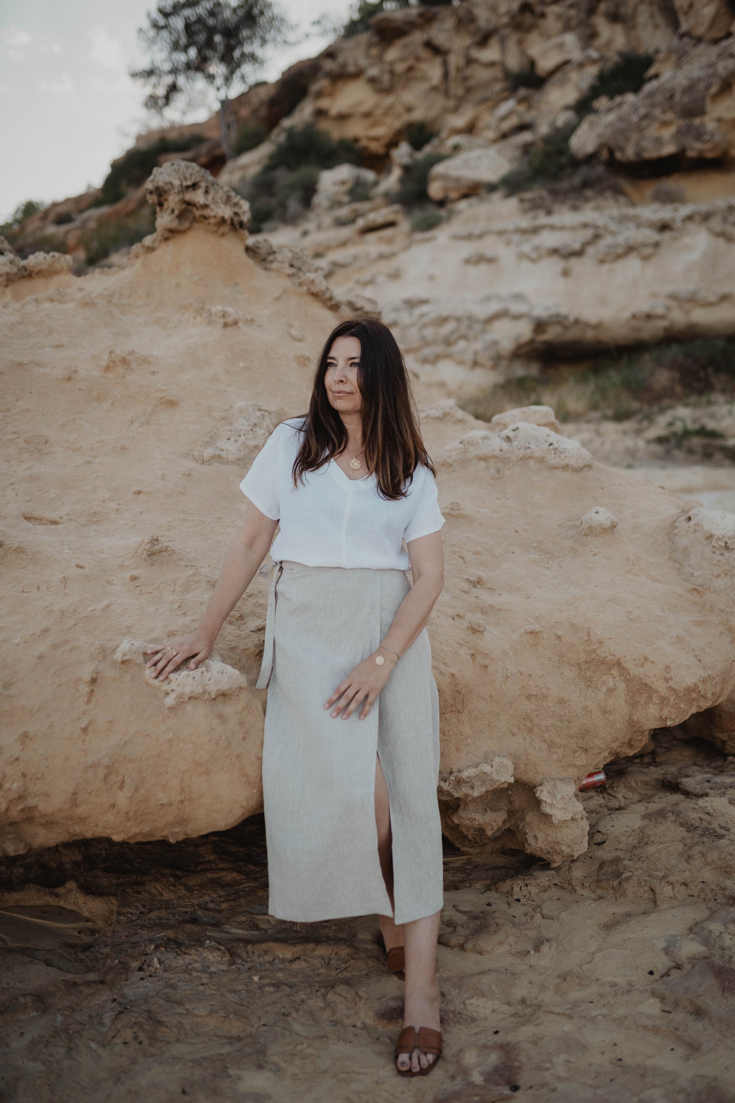 Falda cruzada