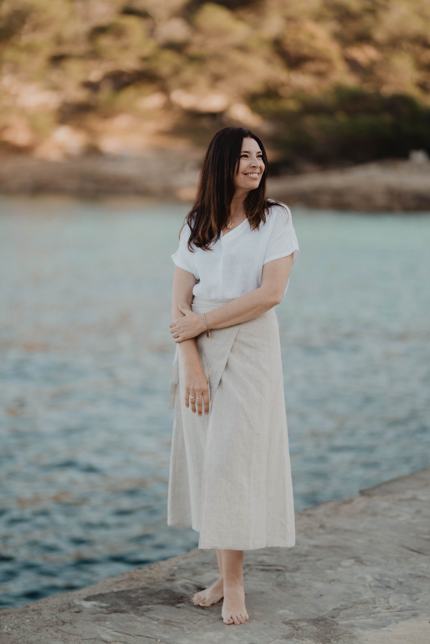 Falda cruzada