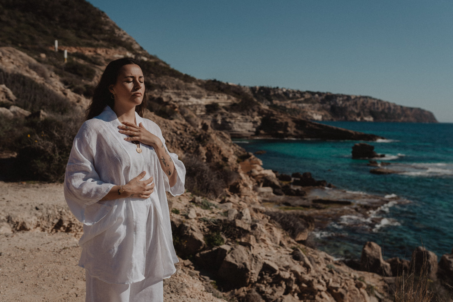 Kimono de lino