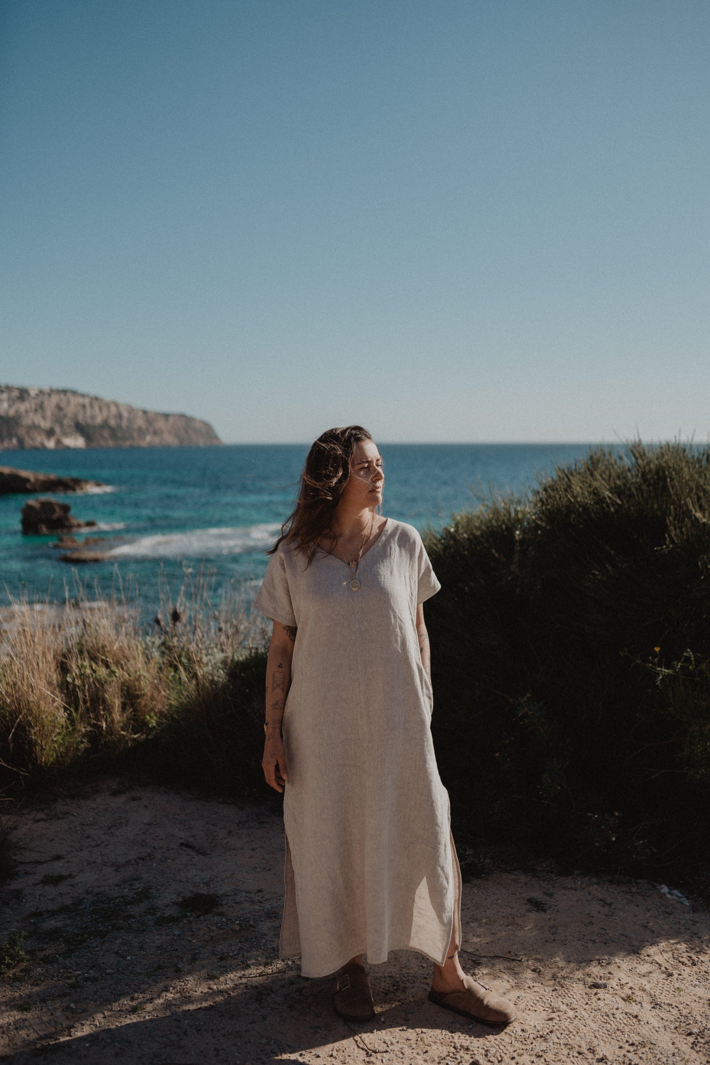 Vestido liso