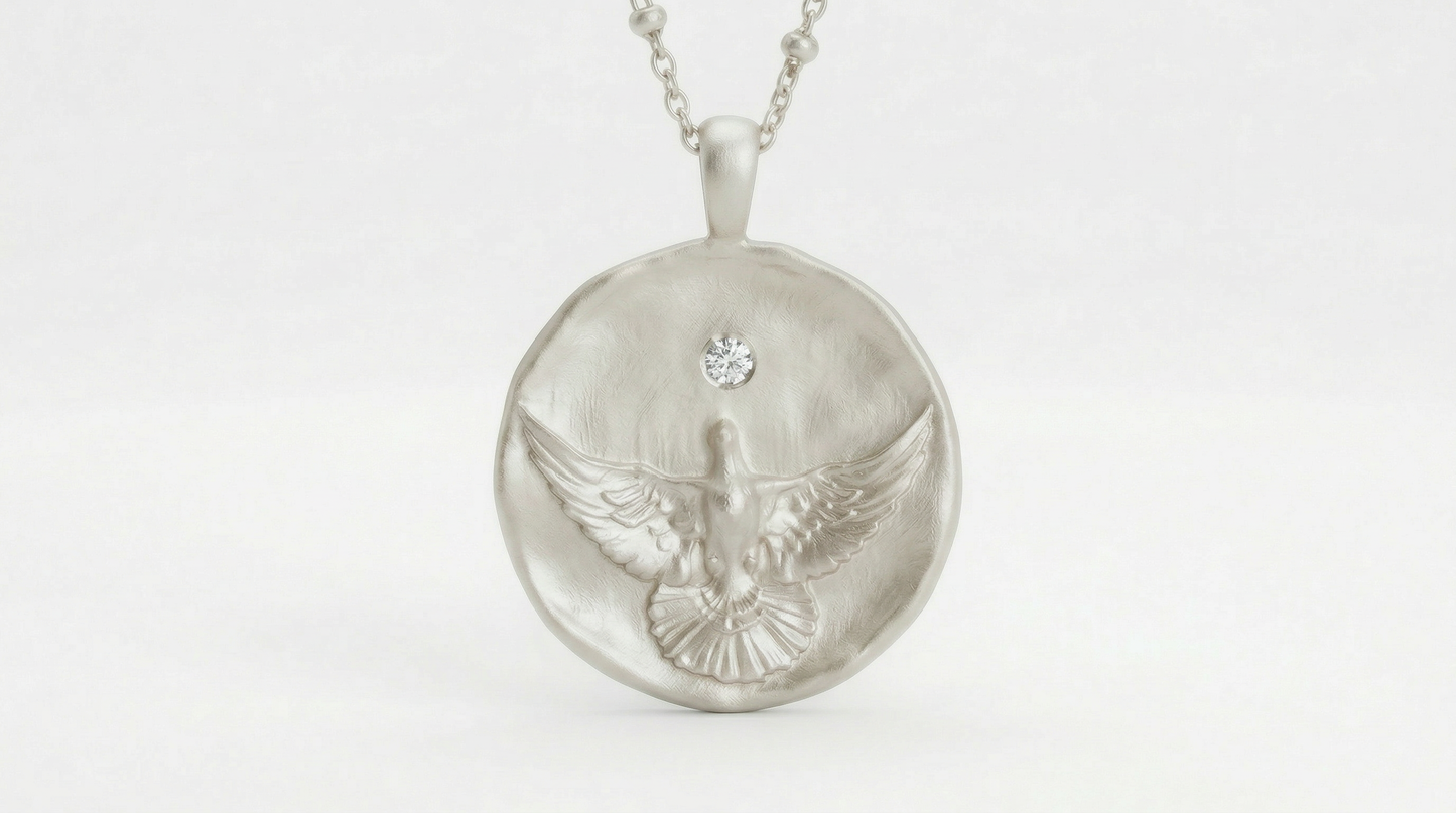 Espíritu Santo en plata