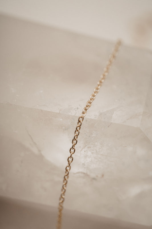 Cadena de oro macizo 18K - 45cm