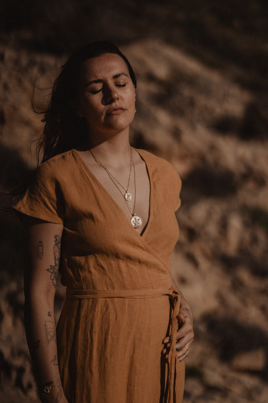 Vestido cruzado